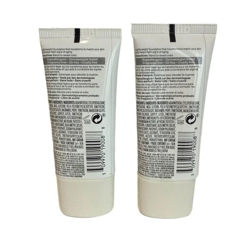Almay‎ Ageless Smart Shade Foundation 800 Deep, Hypoallergenic-2 Pack Anti-Aging